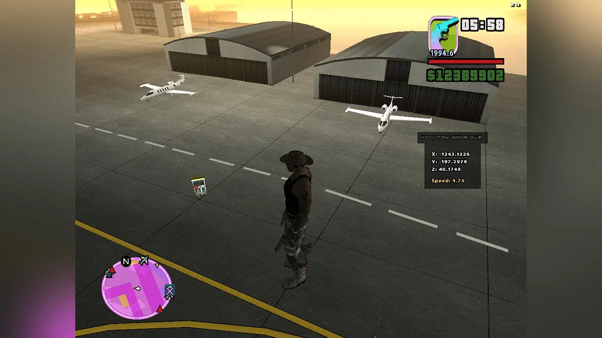 Неподвижные самолеты в аэропортах (Как в GTA VC) / GTA San Andreas
