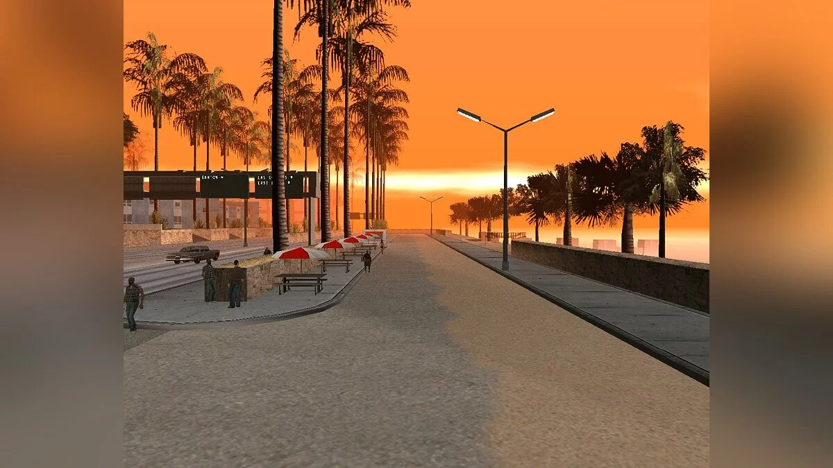 Обновлённый пляж v1 / GTA San Andreas