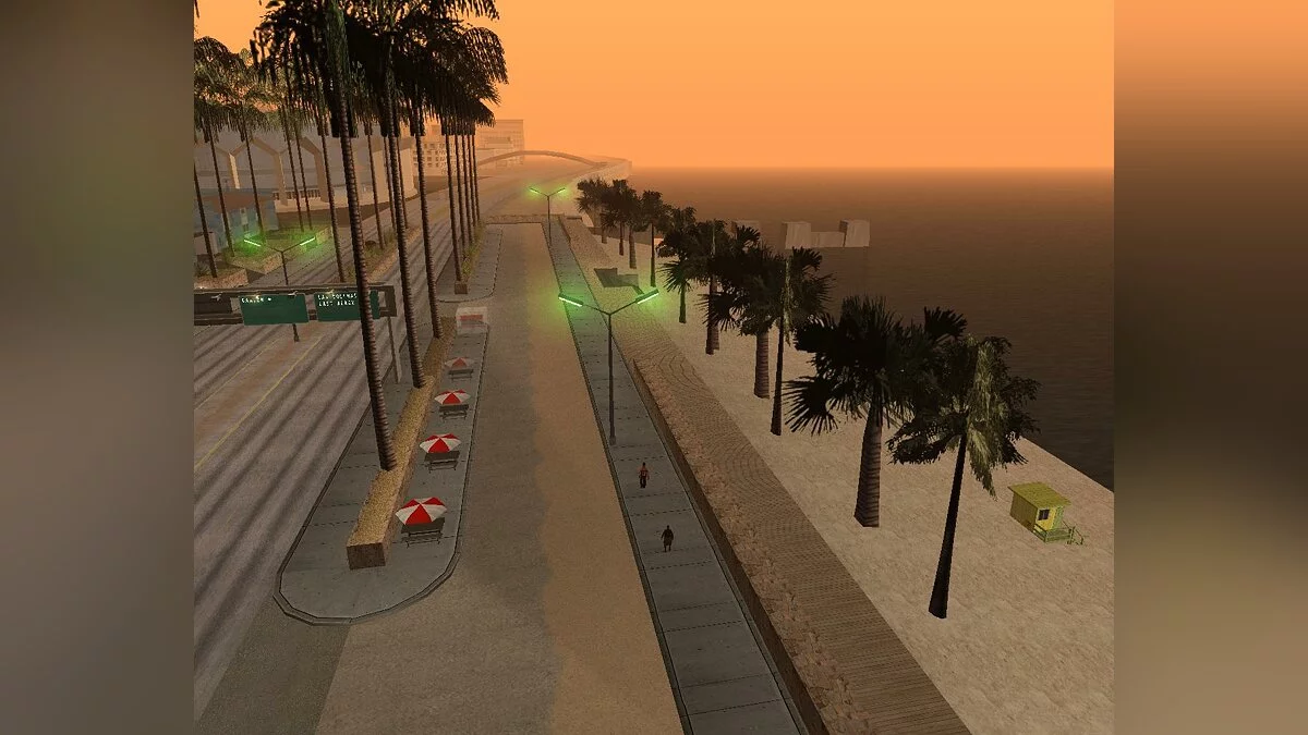 Обновлённый пляж v1 / GTA San Andreas