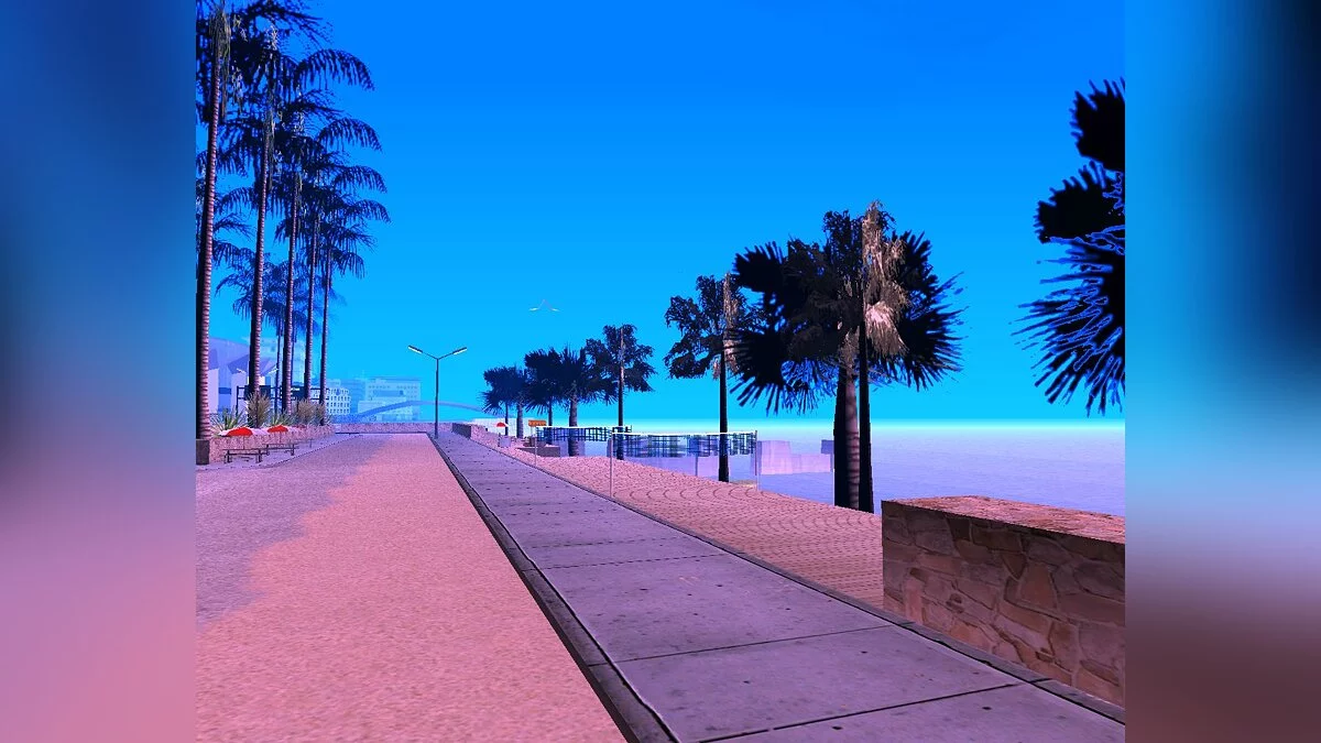 Обновлённый пляж v1 / GTA San Andreas