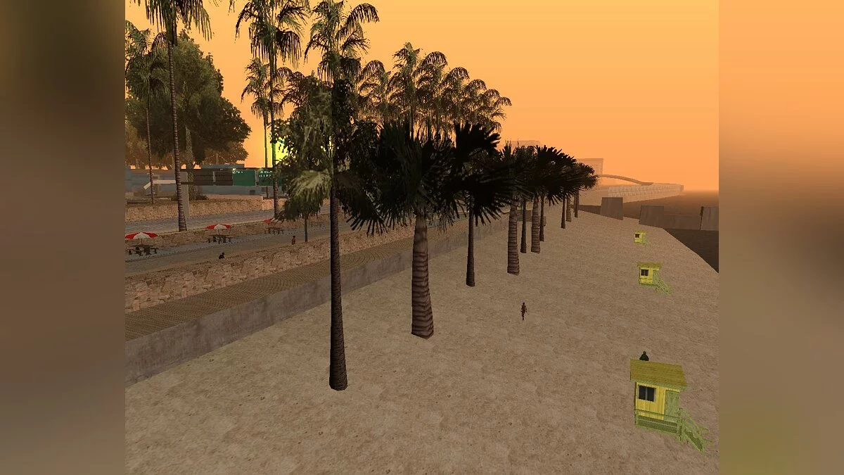 Обновлённый пляж v1 / GTA San Andreas