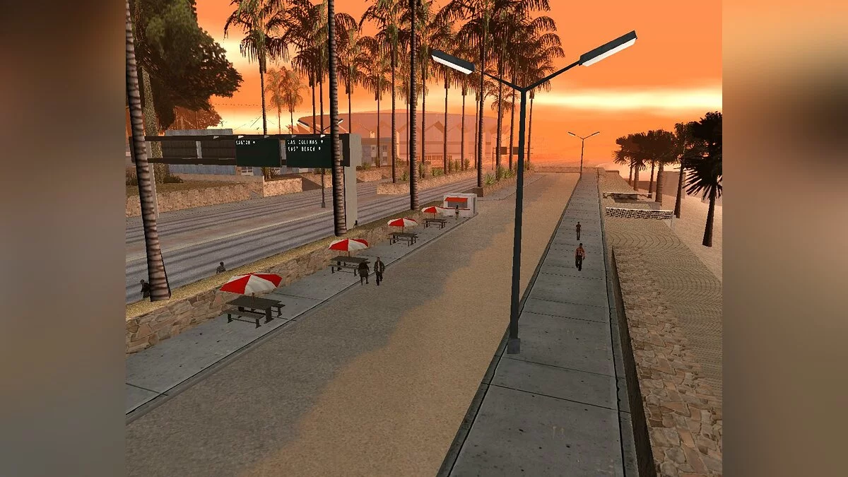 Обновлённый пляж v1 / GTA San Andreas