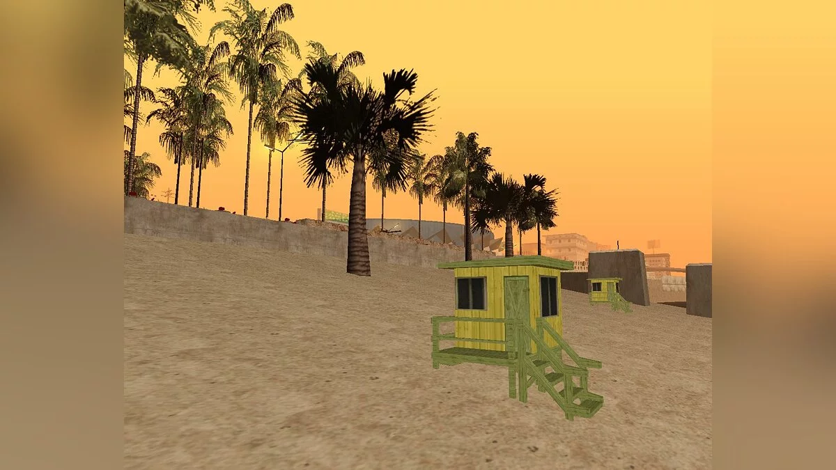 Обновлённый пляж v1 / GTA San Andreas