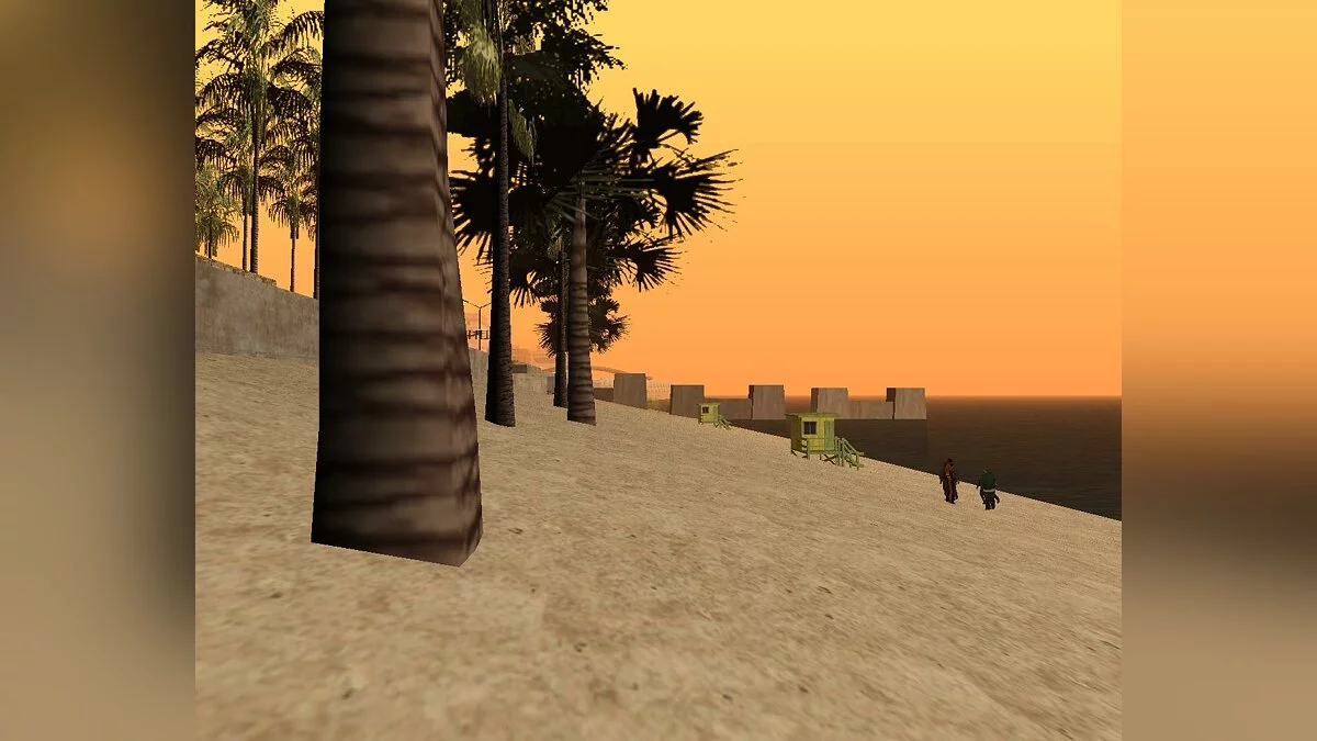Обновлённый пляж v1 / GTA San Andreas