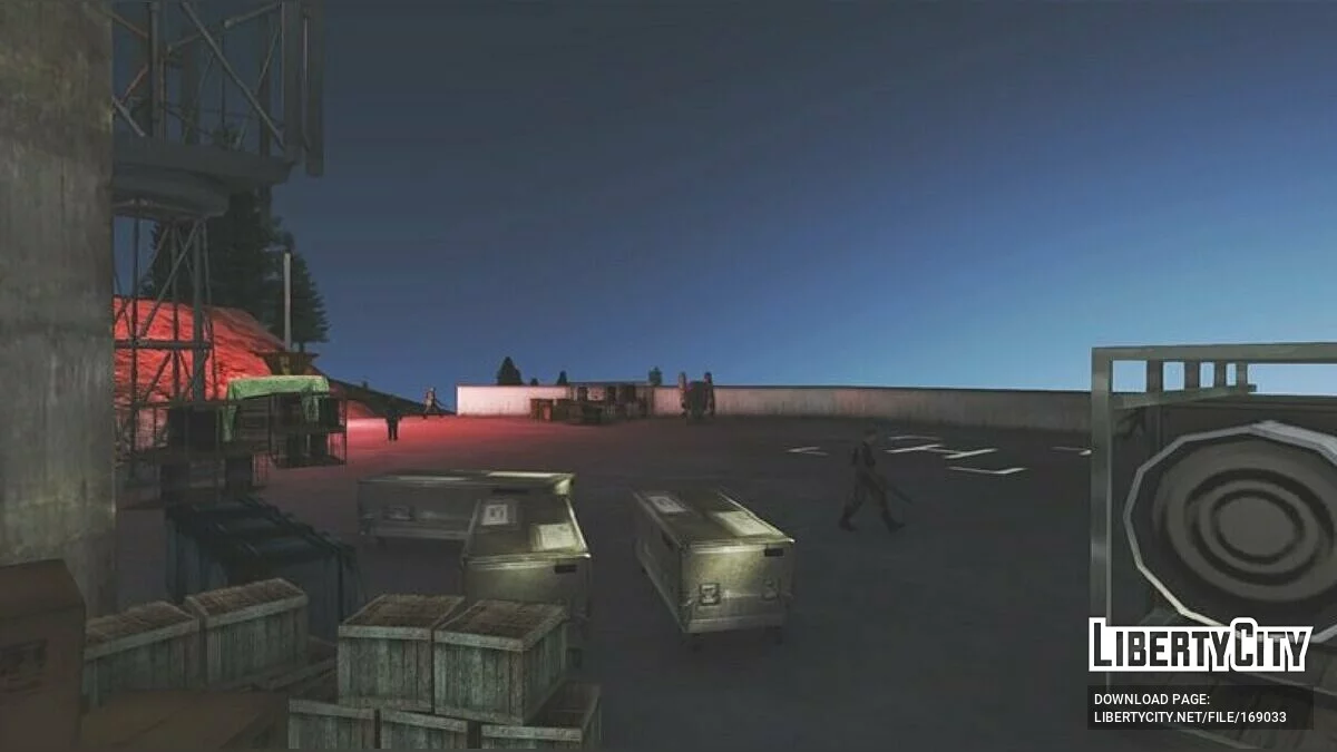 Заброшенная военная башня / GTA San Andreas
