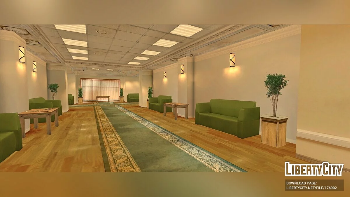 Интерьер лобби в отеле / GTA San Andreas