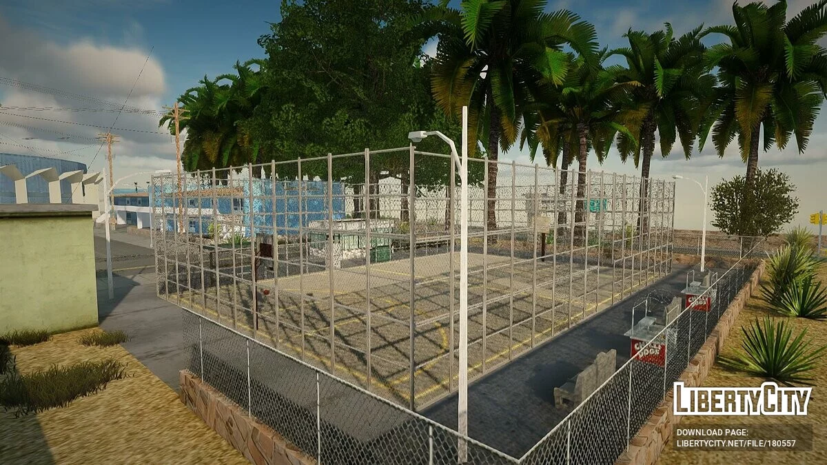 Новый маппинг баскетбольной площадки / GTA San Andreas