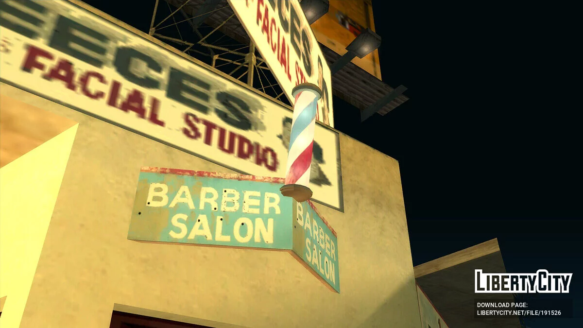 Animated Barber's Poles (IFP) / GTA San Andreas
