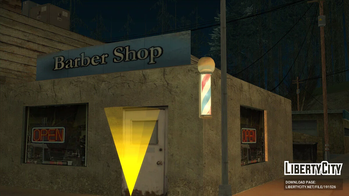 Animated Barber's Poles (IFP) / GTA San Andreas
