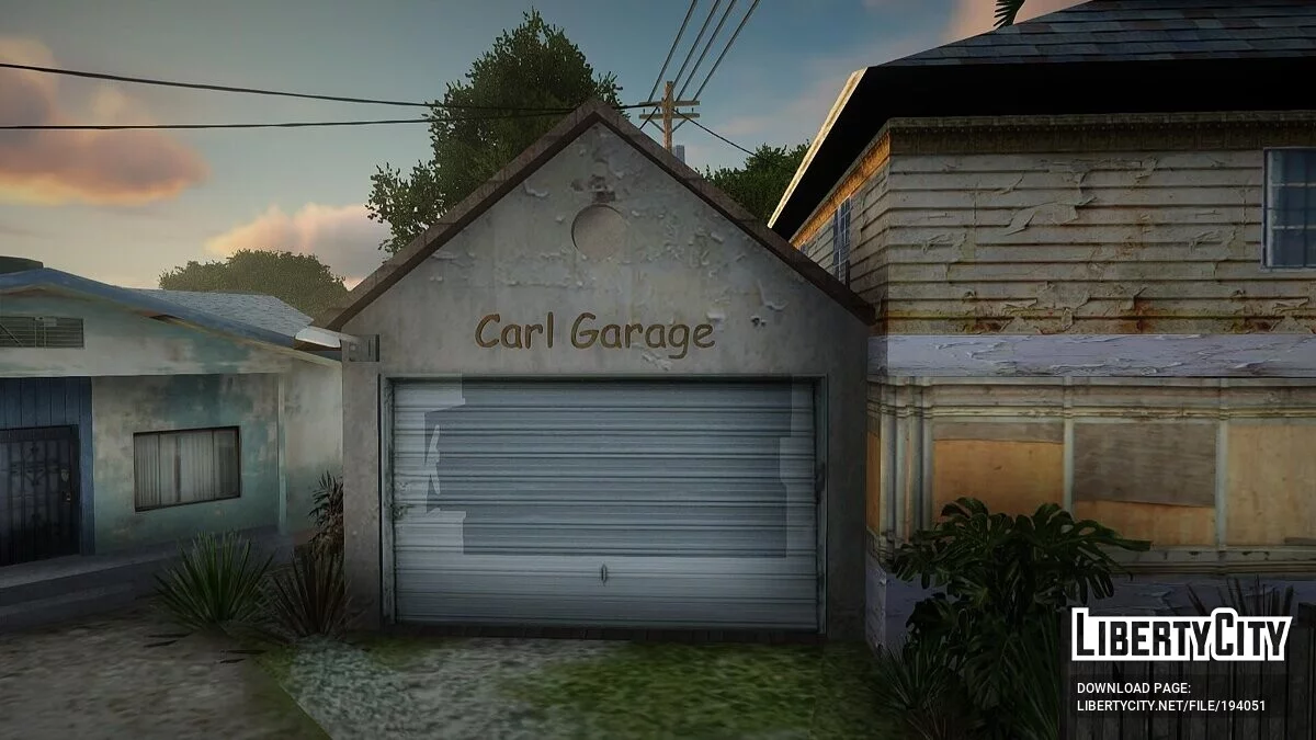 Новый гараж Карла в Гантоне / GTA San Andreas
