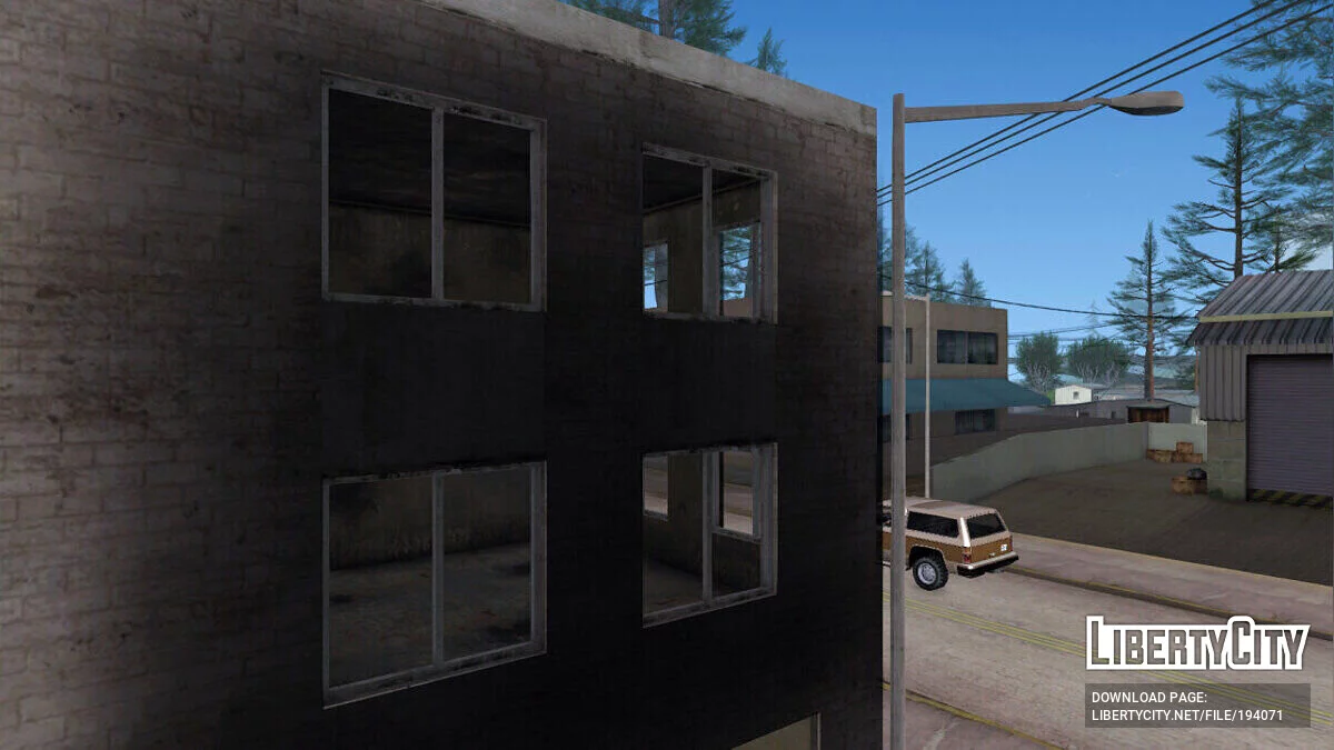 Улучшенное сгоревшее здание / GTA San Andreas