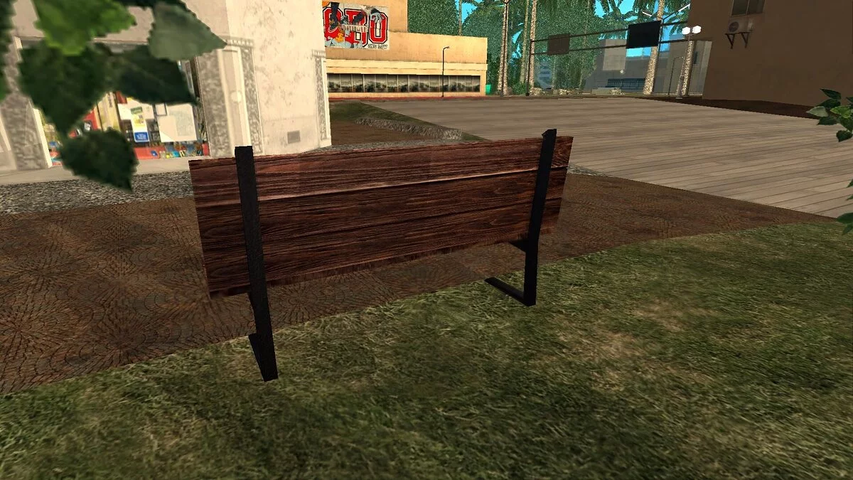 Скамейка в стиле Лофт / GTA San Andreas