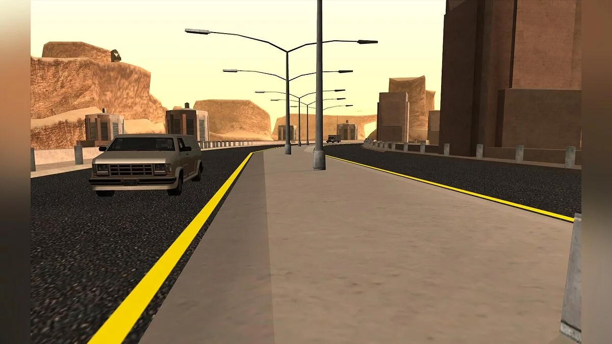 Новая дамба в пустыне / GTA San Andreas