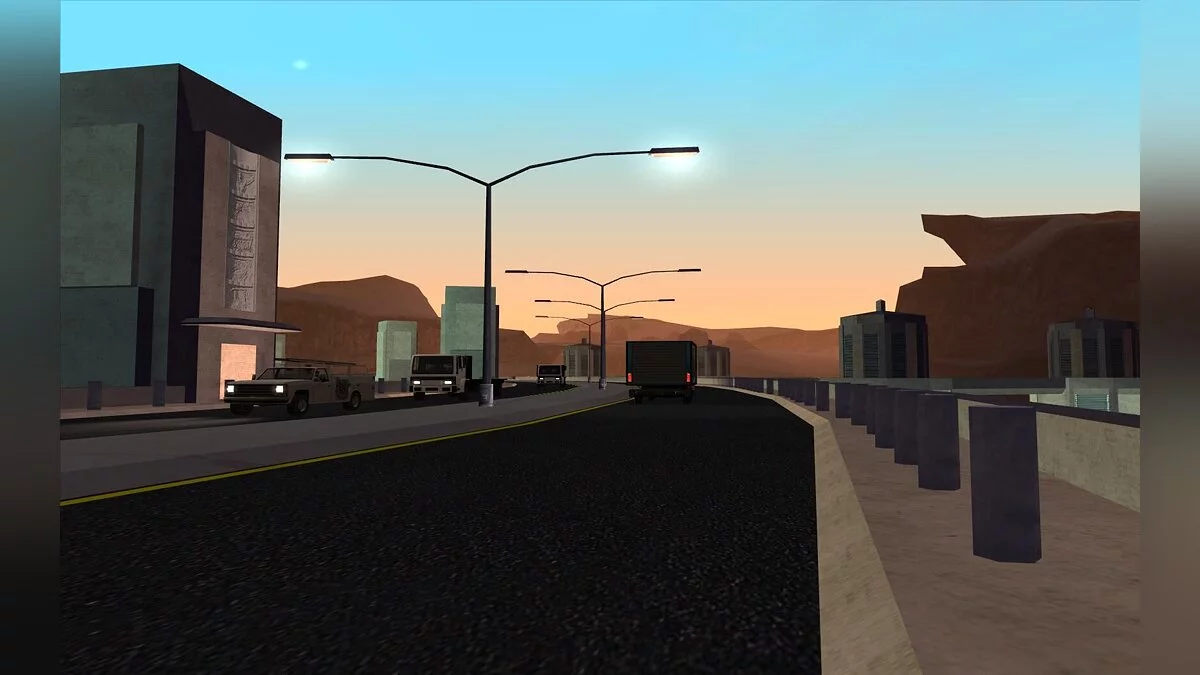Новая дамба в пустыне / GTA San Andreas