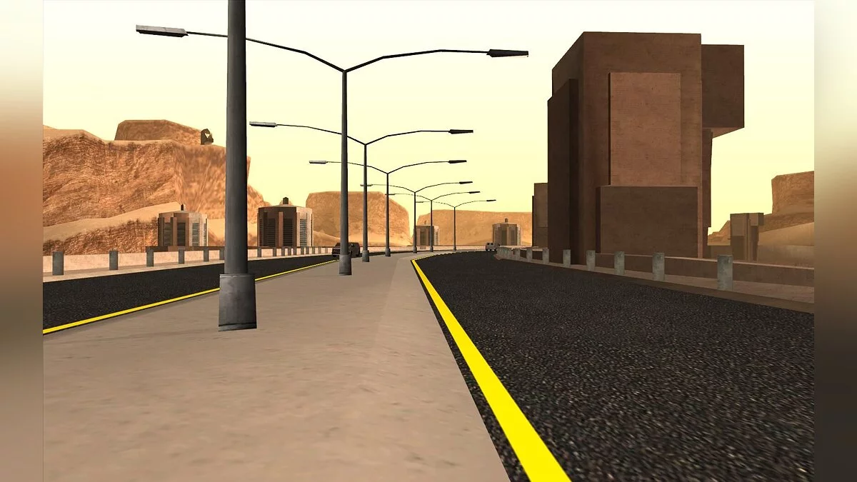 Новая дамба в пустыне / GTA San Andreas