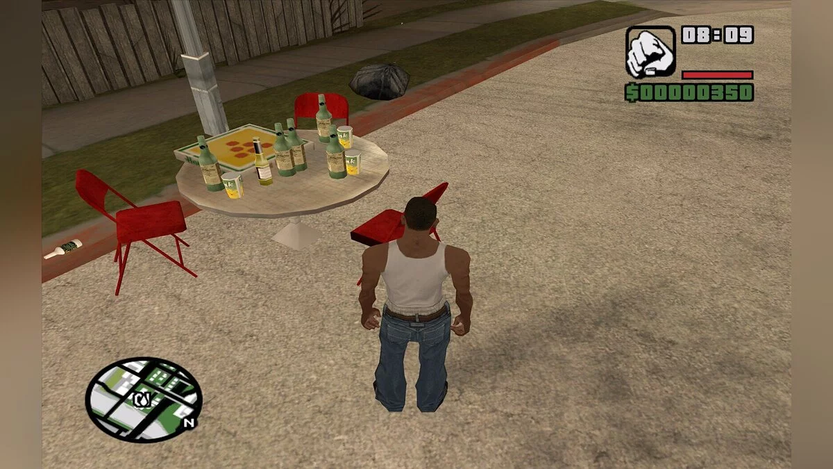 Новогодняя ёлка на Grove Street / GTA San Andreas