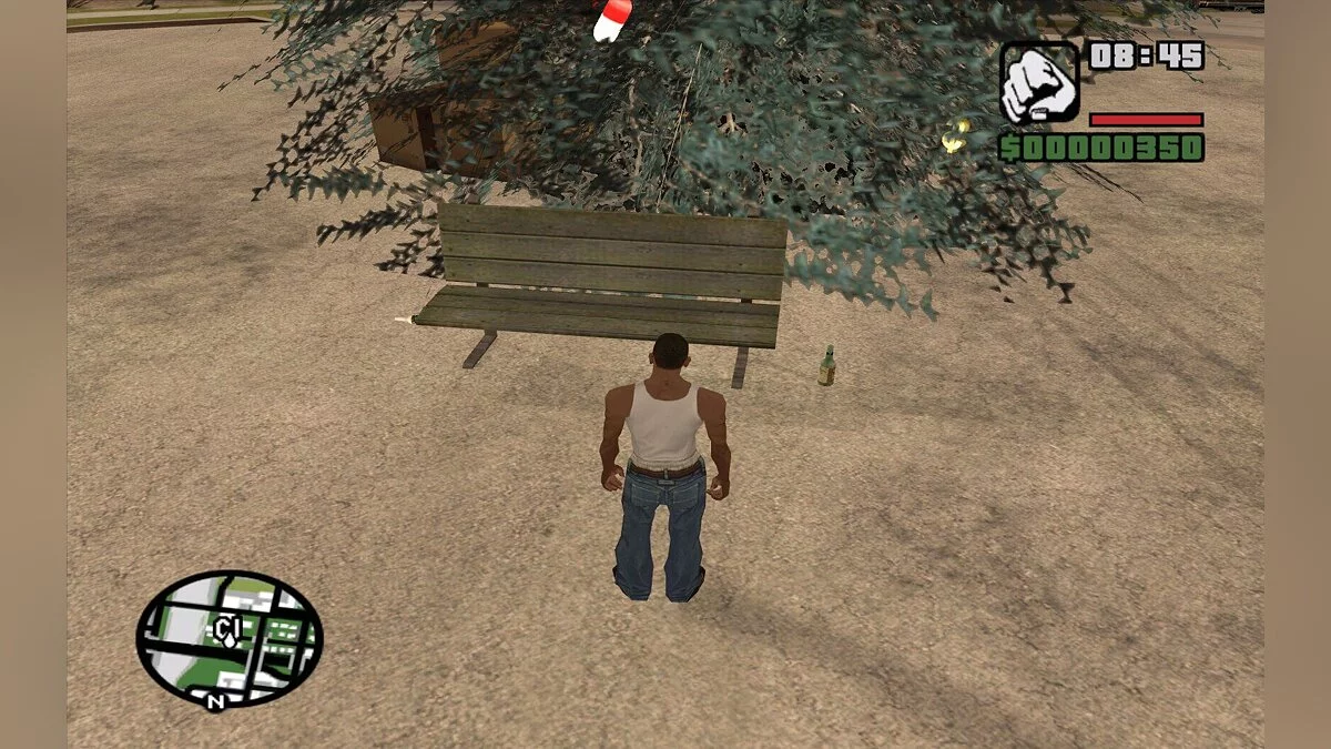 Новогодняя ёлка на Grove Street / GTA San Andreas