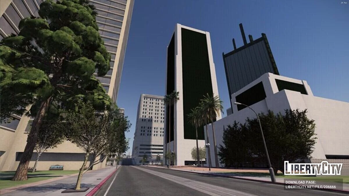 Множество новой растительности / GTA San Andreas