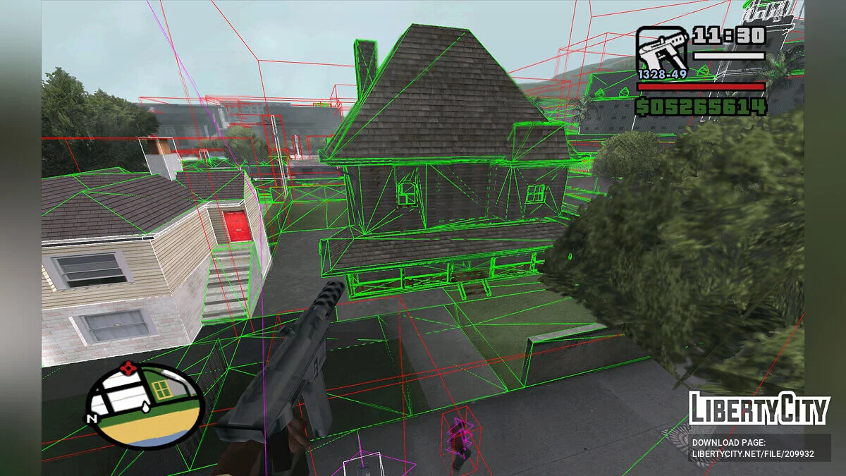 Дом из мультфильма Monster House / GTA San Andreas