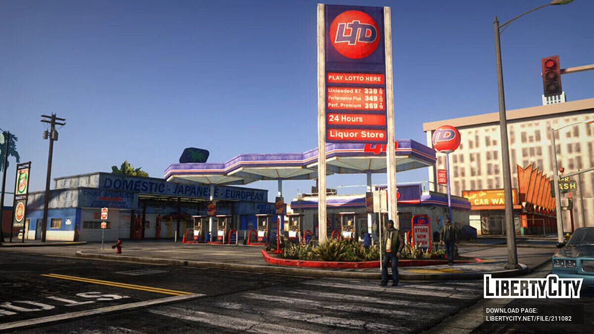 Idlewood Retexture (GTA 5 стиль) / GTA San Andreas