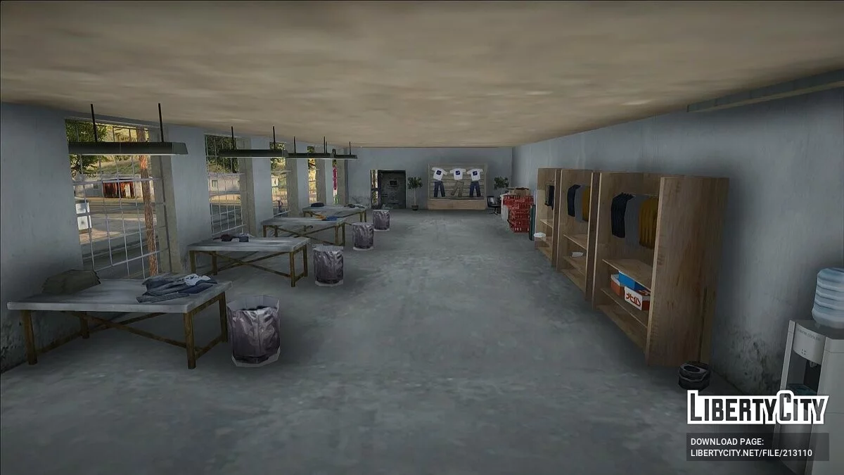 Фабрика одежды ZIP в Эль-Кебрадос / GTA San Andreas