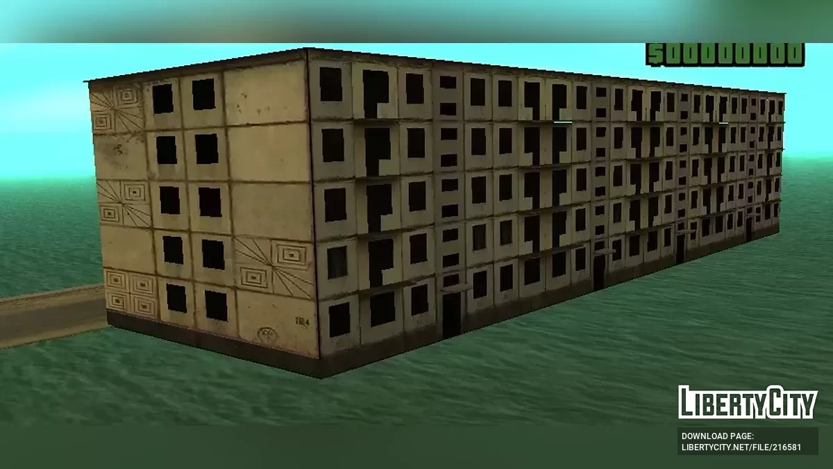 Заброшенная пятиэтажка / GTA San Andreas