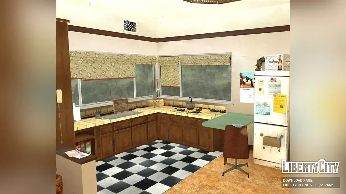 Апартаменты уборщика из GTA 5 / GTA San Andreas