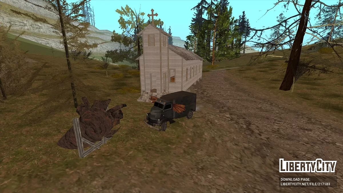 Церковь и убежище из Джиперса Криперса / GTA San Andreas