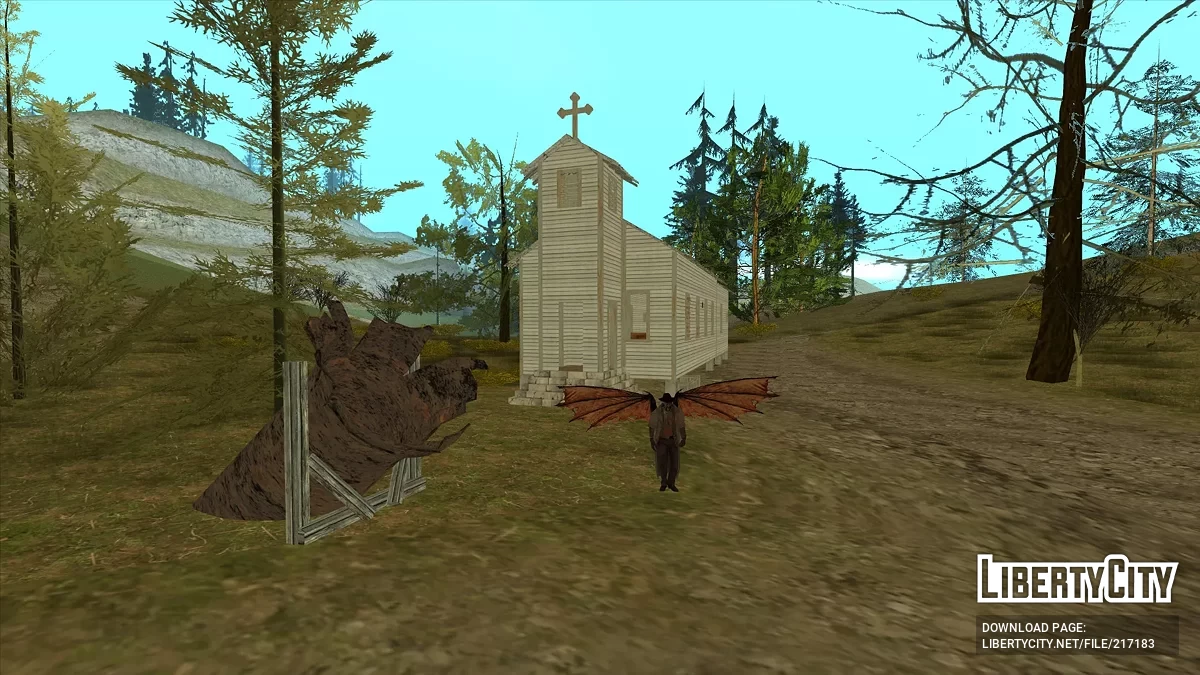 Церковь и убежище из Джиперса Криперса / GTA San Andreas