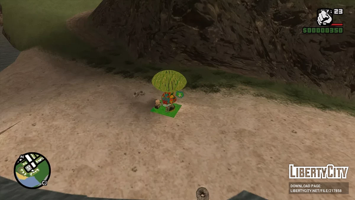 Дом пятачка из Винни Пуха / GTA San Andreas