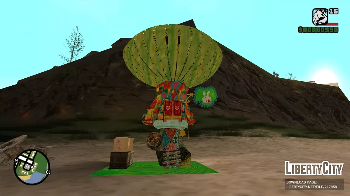 Дом пятачка из Винни Пуха / GTA San Andreas