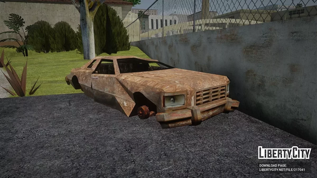 Обновлённые разбитые машины в HD / GTA San Andreas