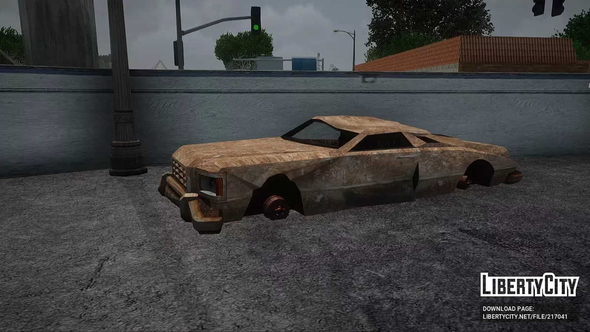 Обновлённые разбитые машины в HD / GTA San Andreas