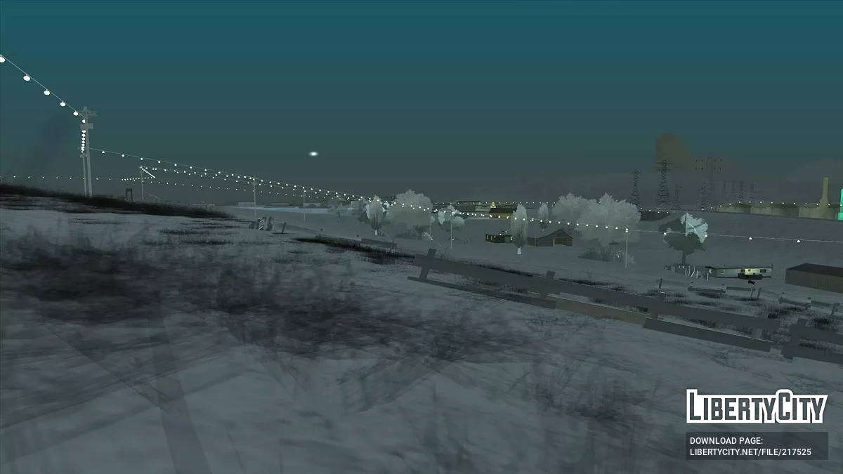Новогодние гирлянды и светофоры / GTA San Andreas