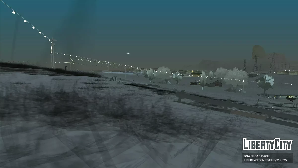 Новогодние гирлянды и светофоры / GTA San Andreas