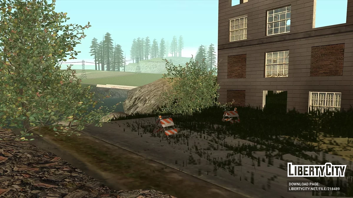 Брошенный поселок в округе Ред / GTA San Andreas