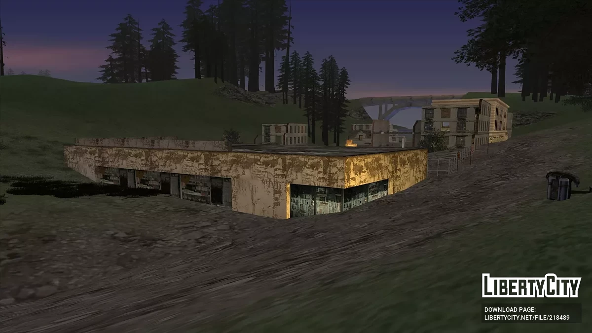 Брошенный поселок в округе Ред / GTA San Andreas
