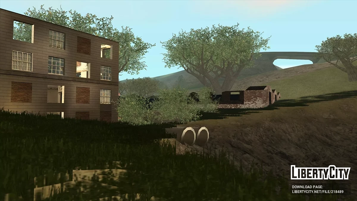 Брошенный поселок в округе Ред / GTA San Andreas