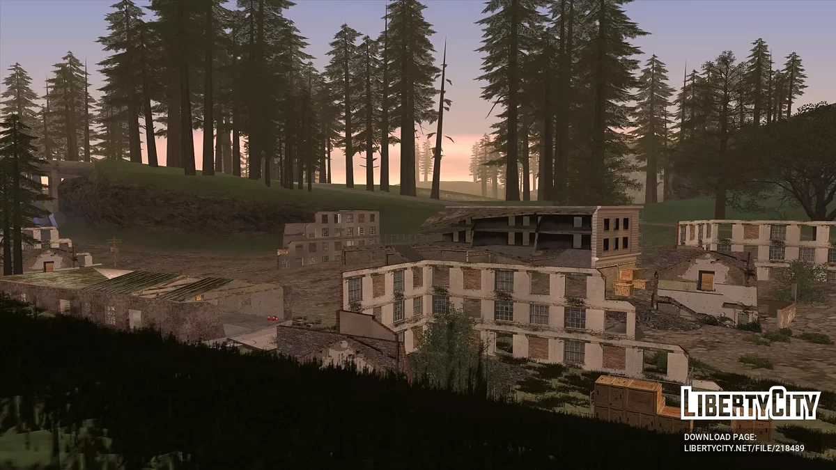 Брошенный поселок в округе Ред / GTA San Andreas