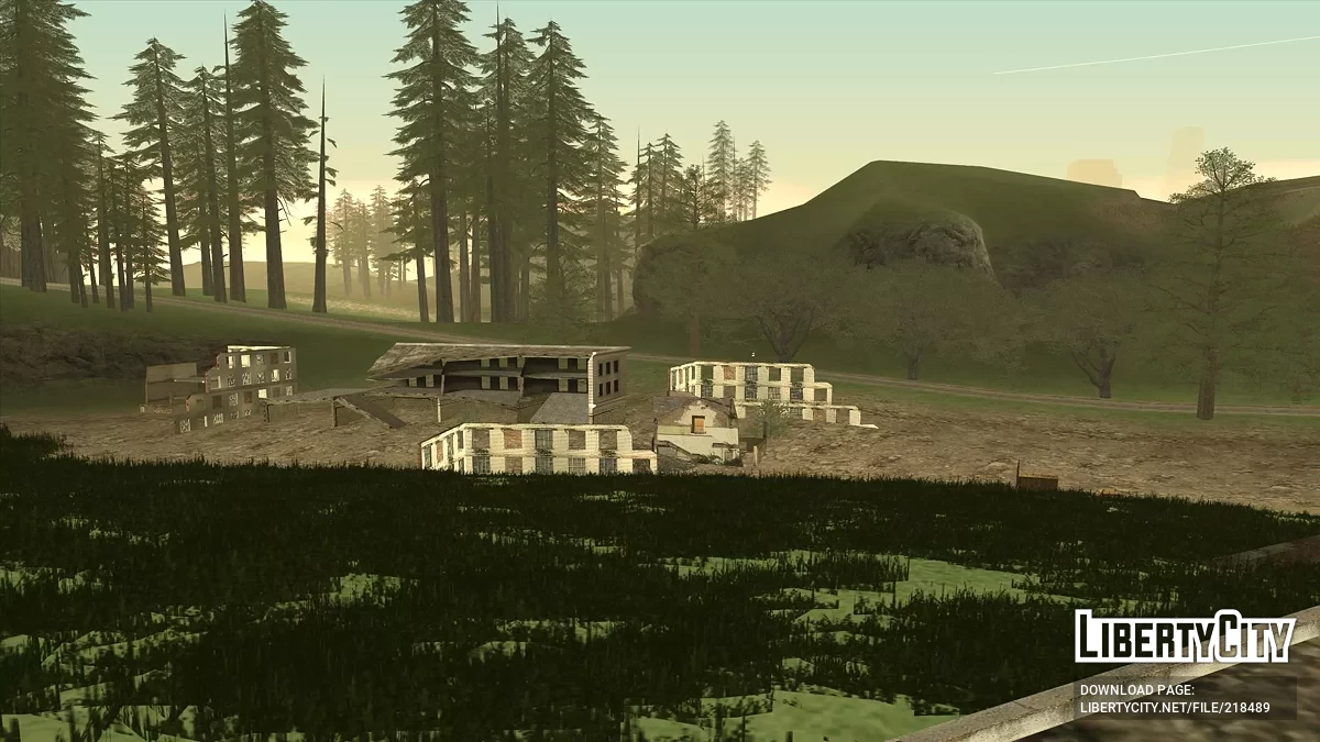 Брошенный поселок в округе Ред / GTA San Andreas