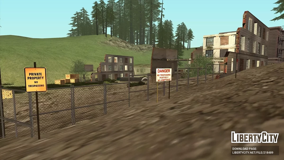 Брошенный поселок в округе Ред / GTA San Andreas