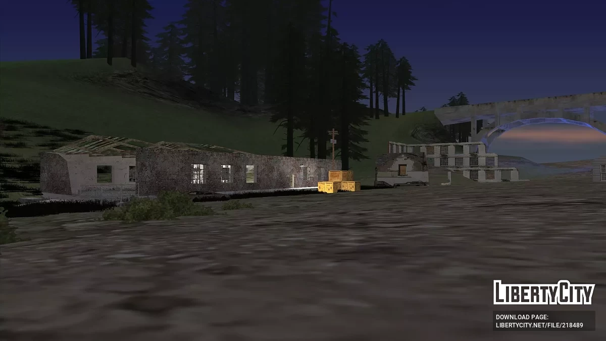 Брошенный поселок в округе Ред / GTA San Andreas
