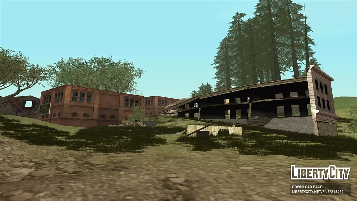 Брошенный поселок в округе Ред / GTA San Andreas