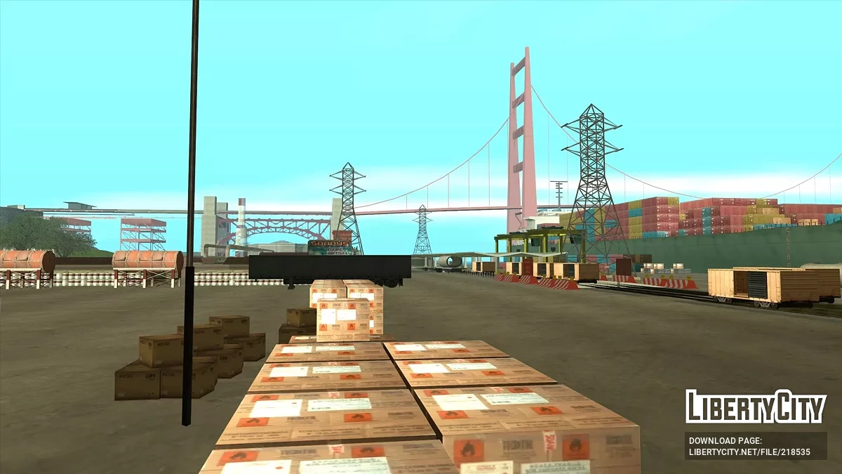 Новый торговый порт в SF / GTA San Andreas