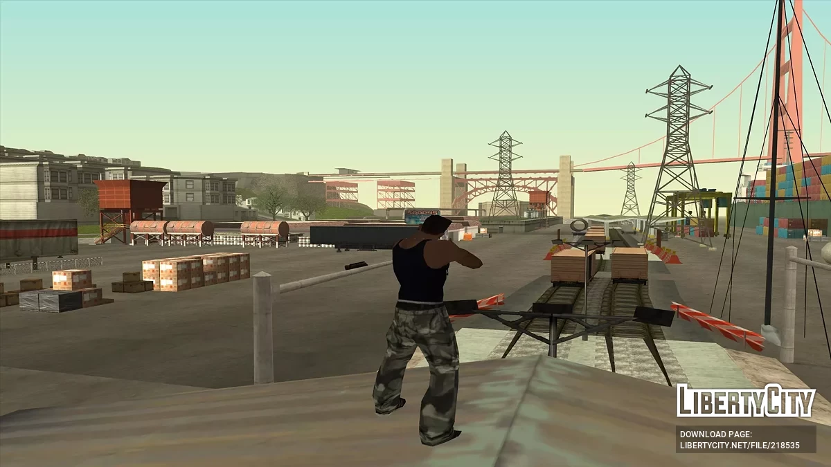 Новый торговый порт в SF / GTA San Andreas