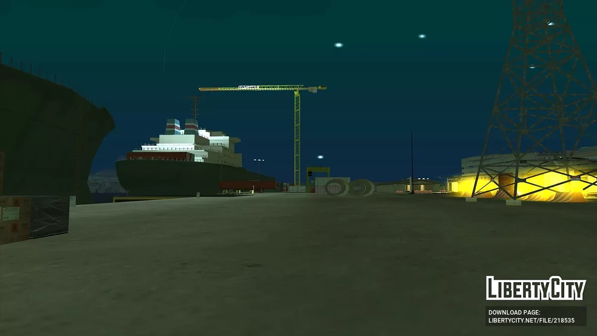 Новый торговый порт в SF / GTA San Andreas