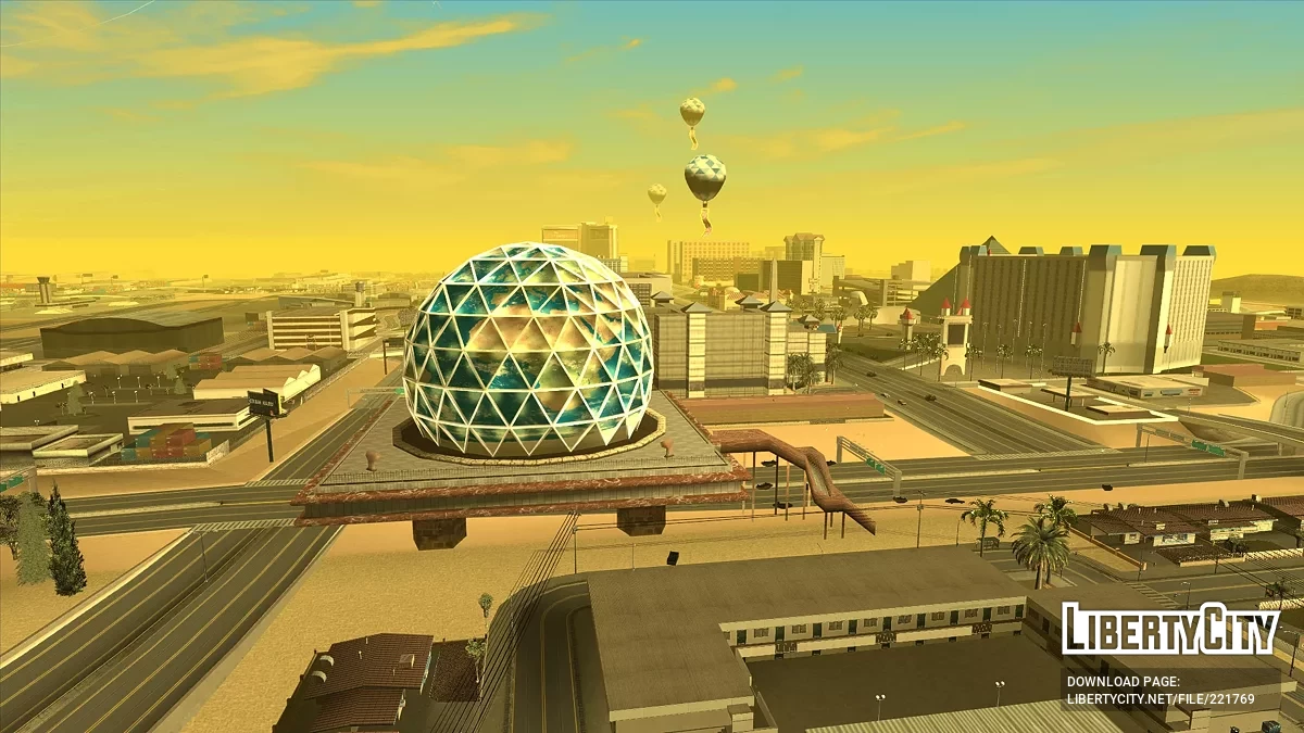 Постройка Vegas Sphere / GTA San Andreas