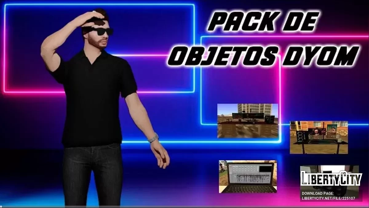 Пак объектов для DYOM ч. 1-2 / GTA San Andreas