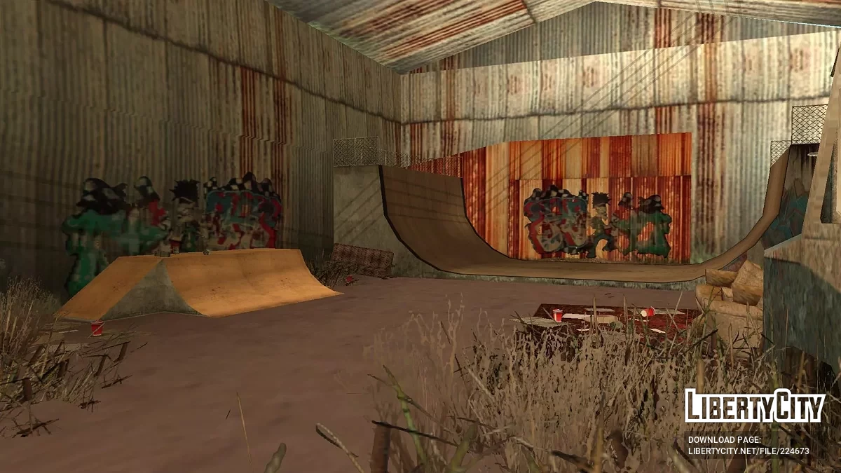 Скейтпарк Rodriguez Ironworks / GTA San Andreas