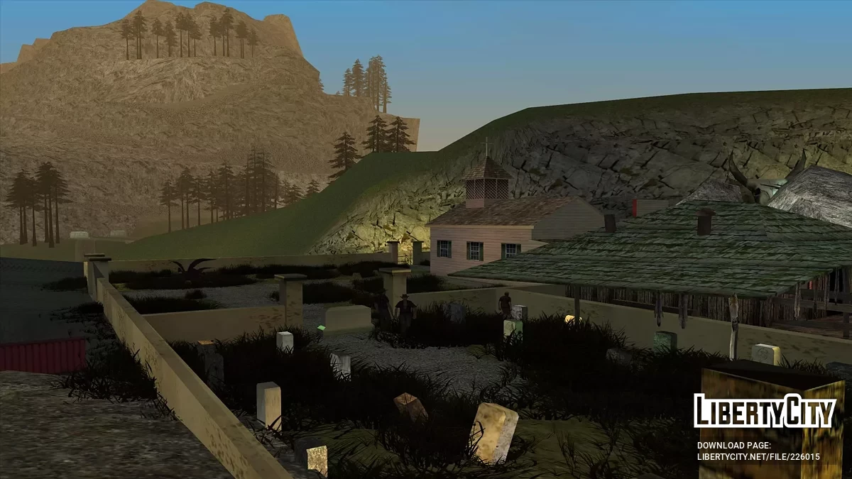 Поселок у шоссе Уэтстоун / GTA San Andreas